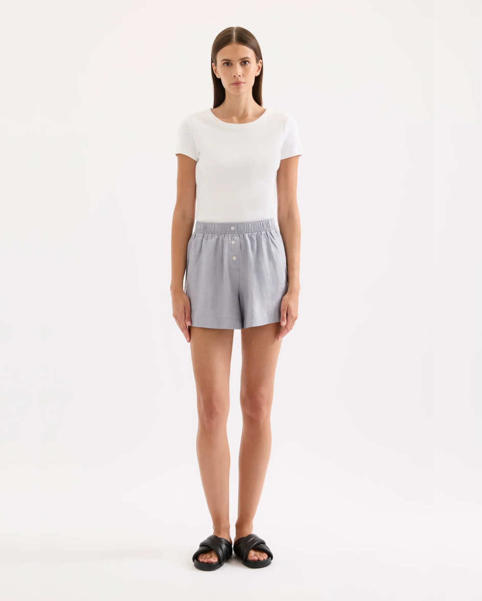 Lounge Linen Short Storm