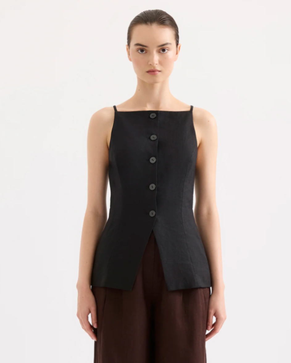 Lawrence Linen Vest