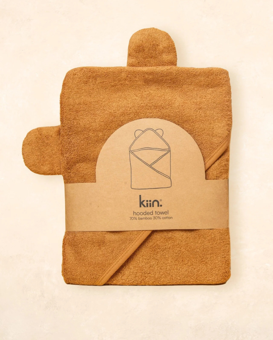 Hooded Towel Caramel