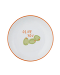 Saucy Ceramic Plate Olive You