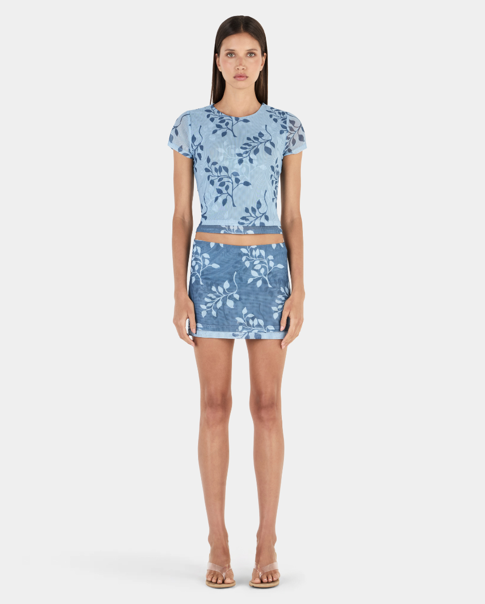 Molly Mini Skirt Steel Canopy