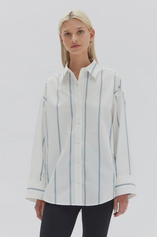 Tala Poplin Atlantic Stripe Shirt