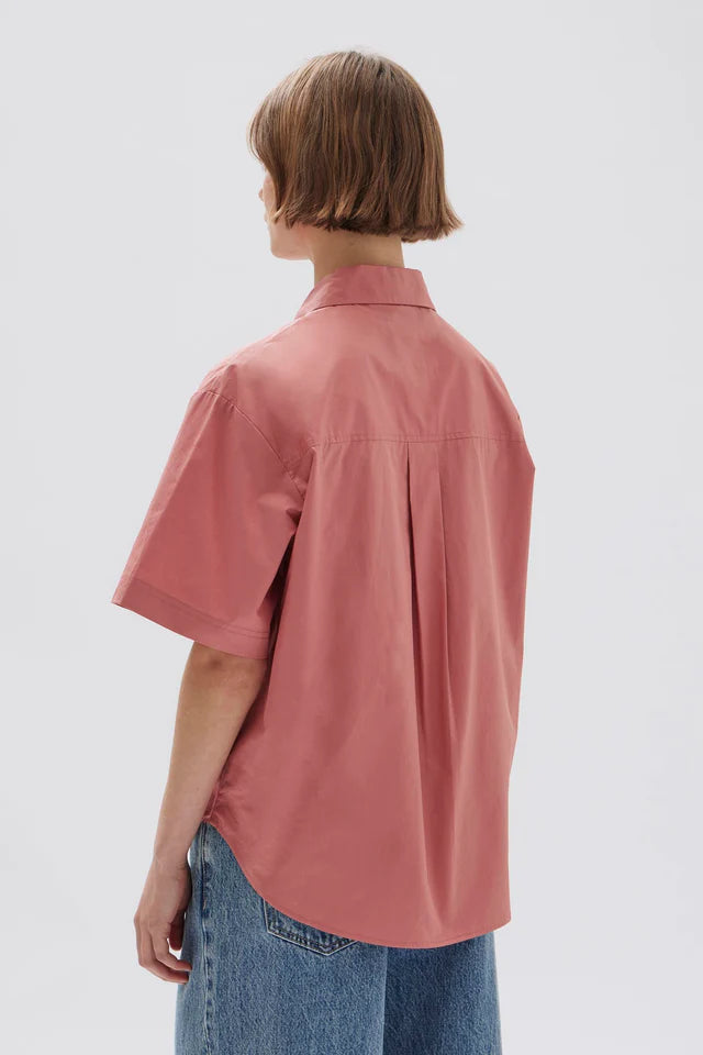 Tala Poplin Shirt SS Lotus