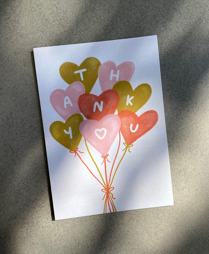 Thank you Balloons Card