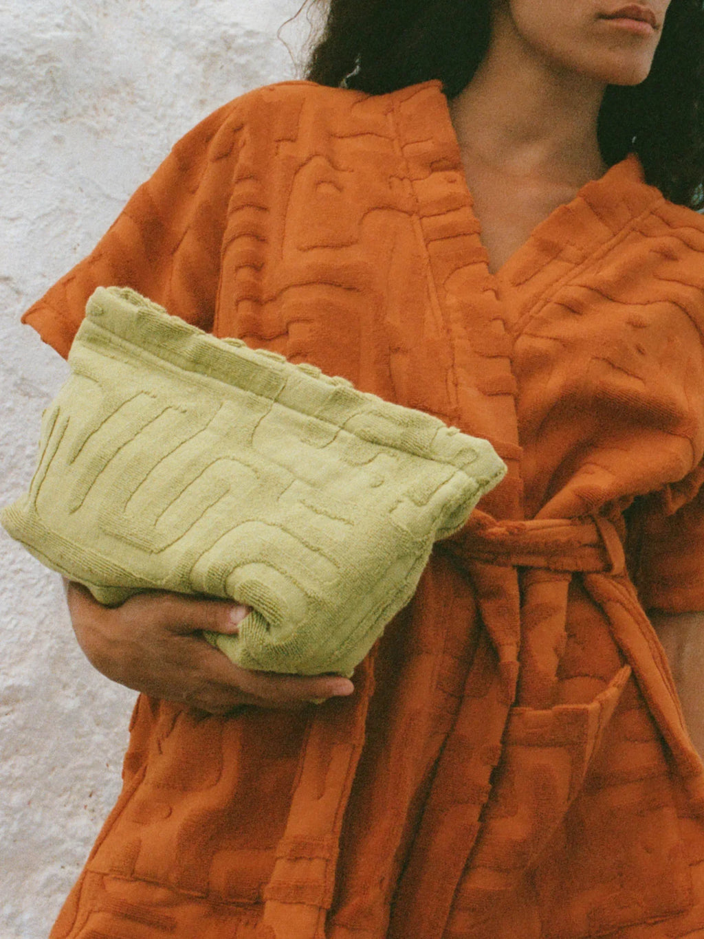 Towelling Pouch Kin Aloe