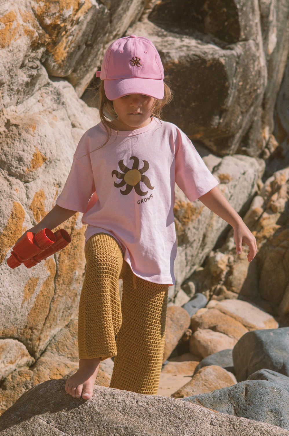 Organic Sunny Tee Pinky