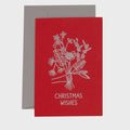 Christmas Bunch Card Red