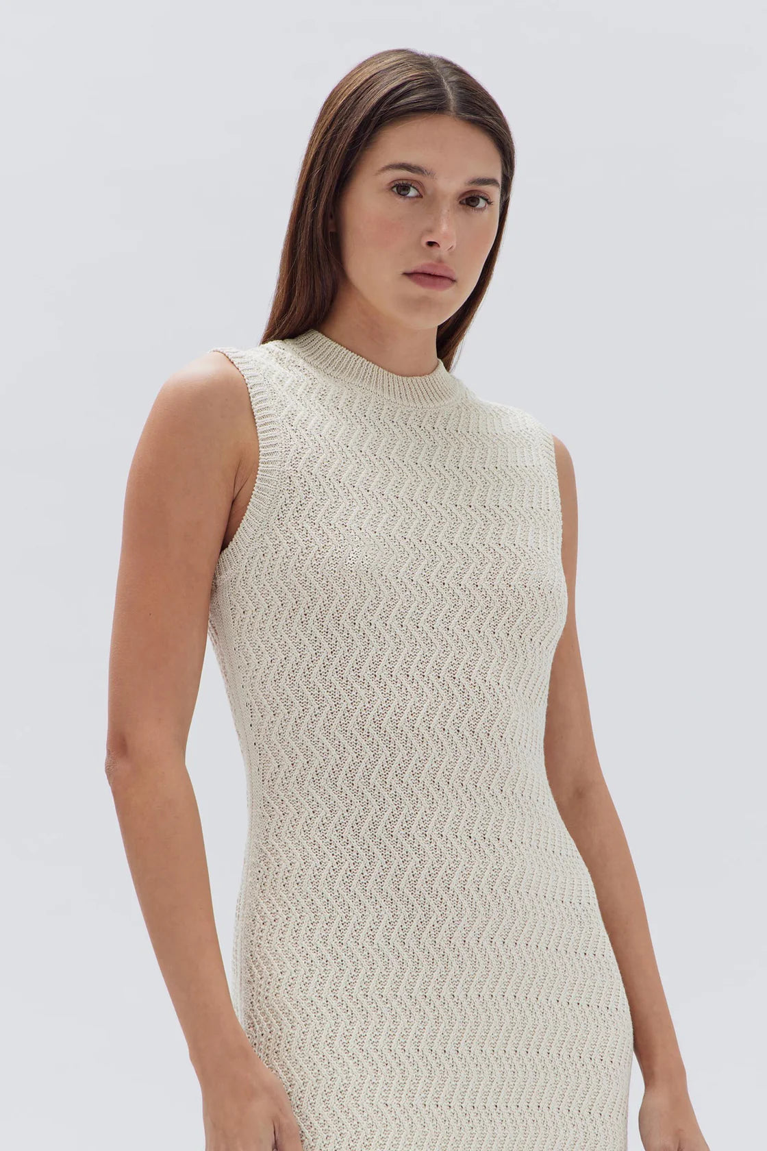 Veda Knit Dress Stone