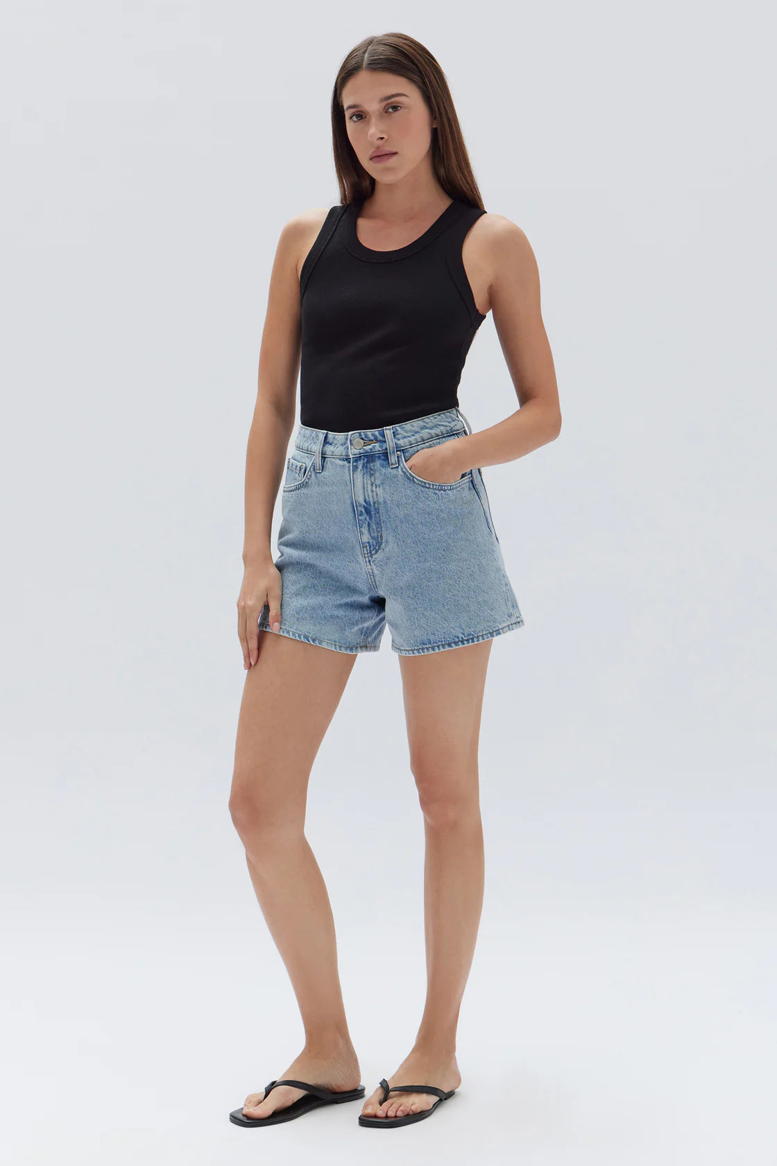 Vintage Denim Short Light