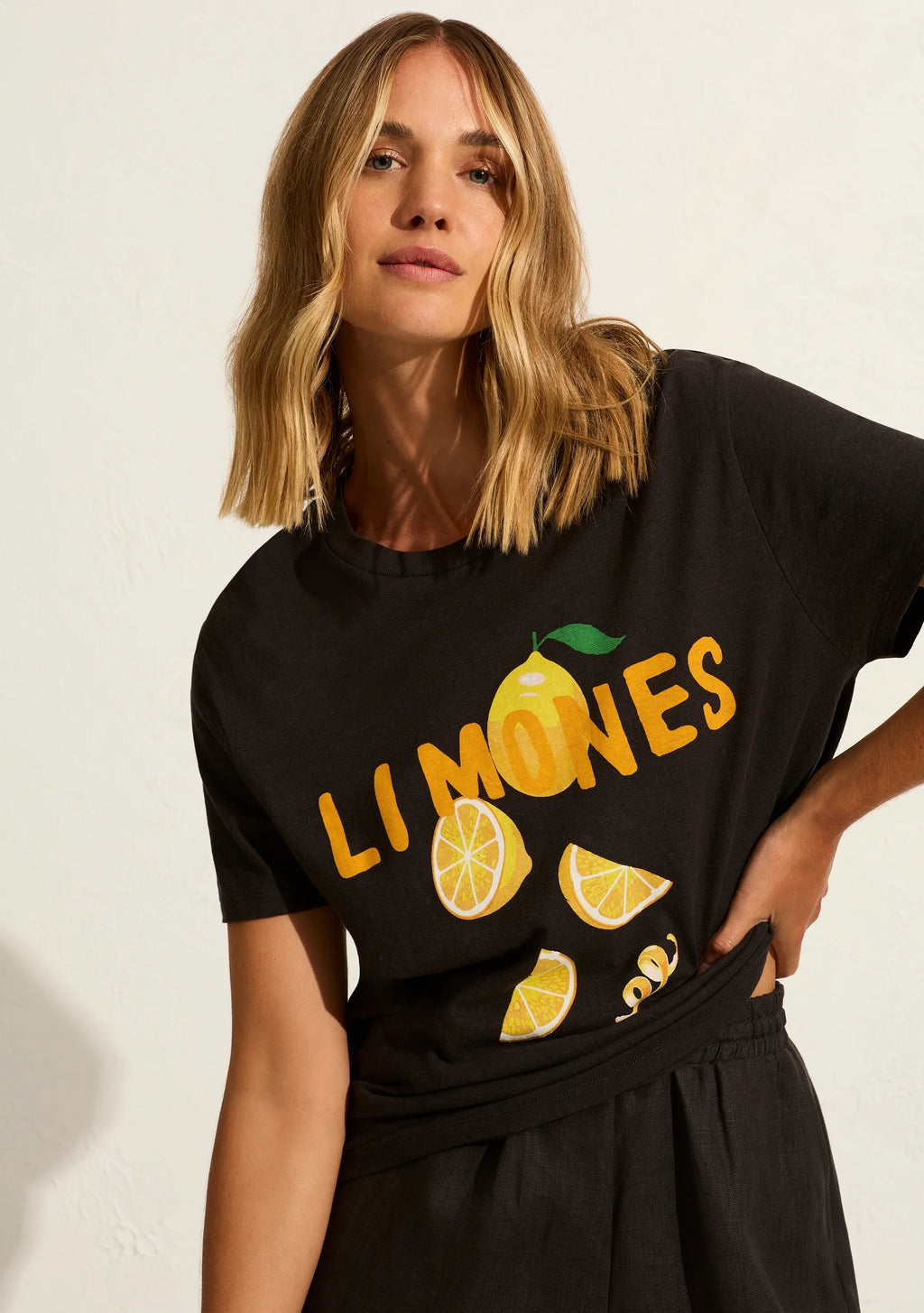 Lemons Classic Tee Black