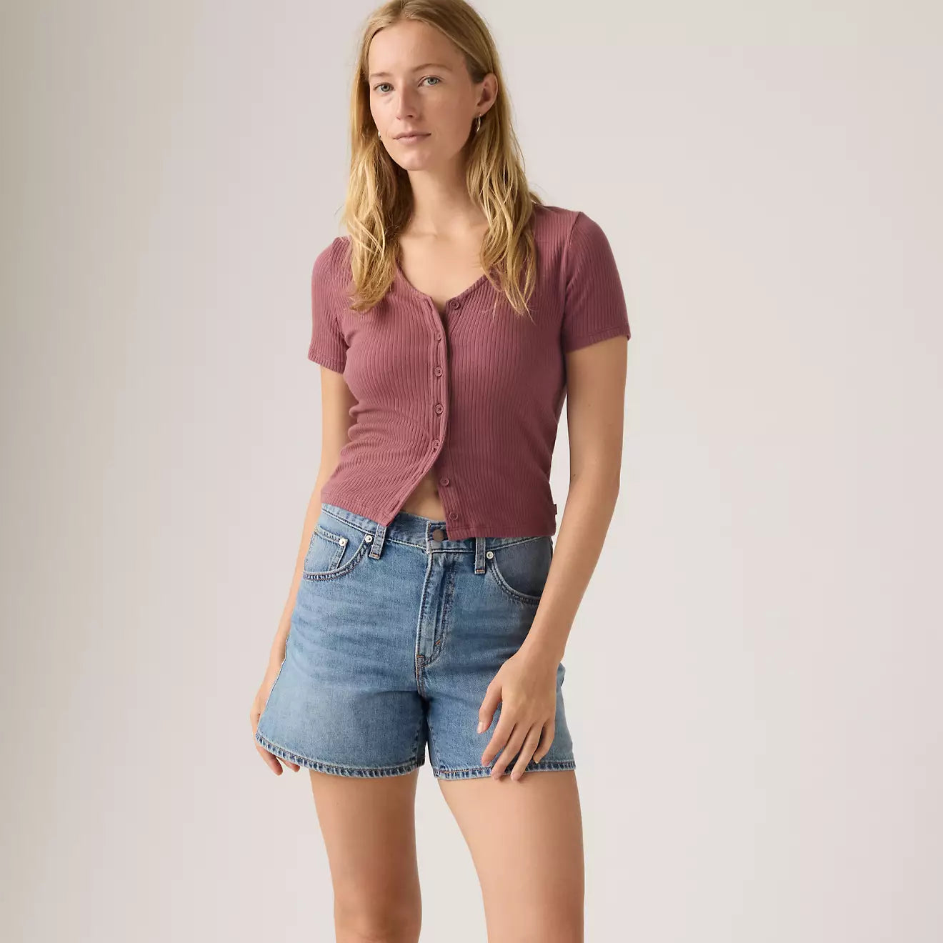 Cinch Mid-Thigh Shorts - Lift Up