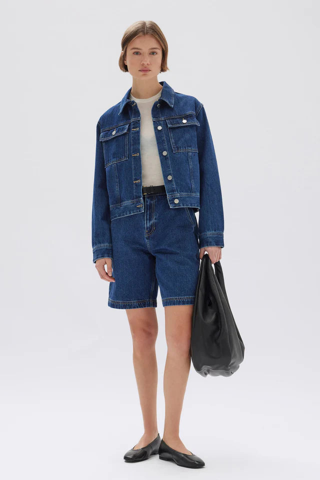 Longline Denim Short Heritage Blue
