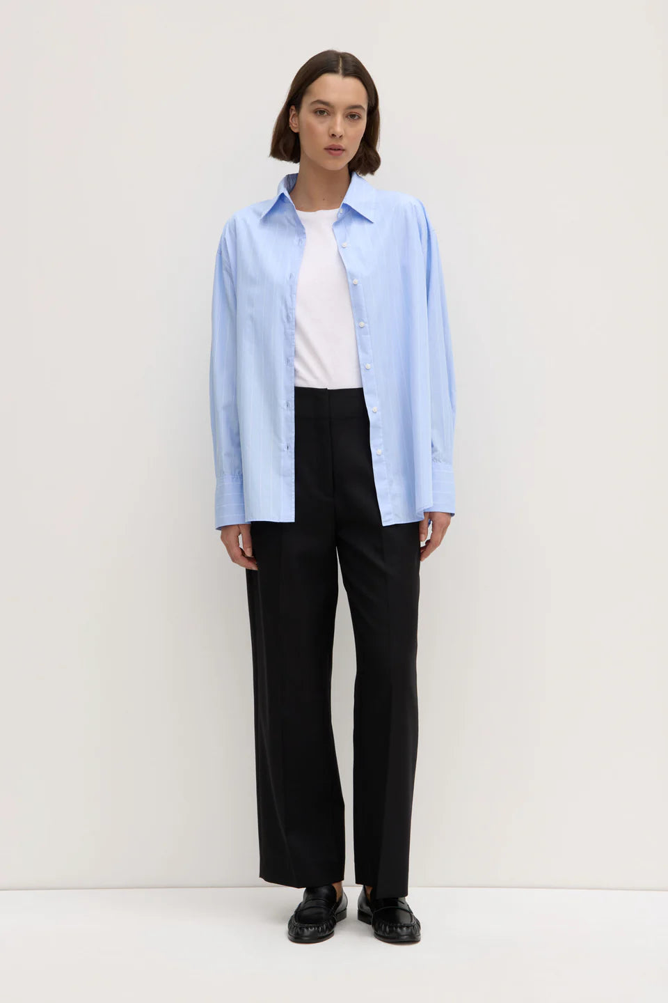 Otis Poplin Shirt Bahama White