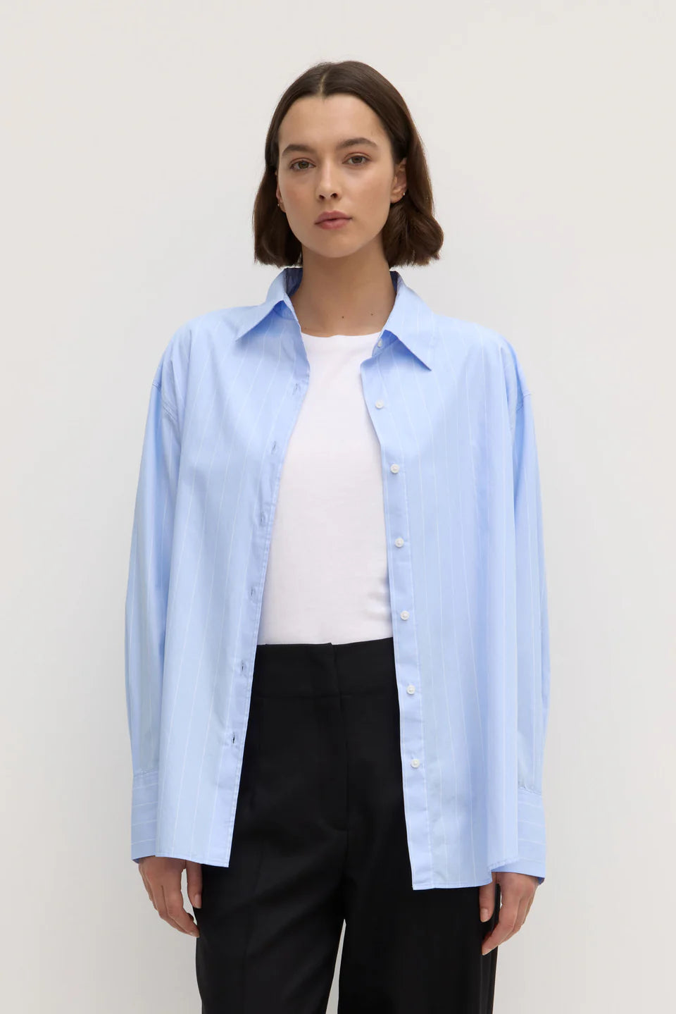 Otis Poplin Shirt Bahama White