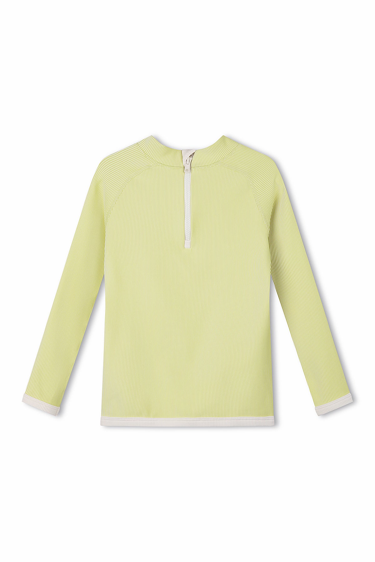Mini Stripe  Rib Rashie Citrus