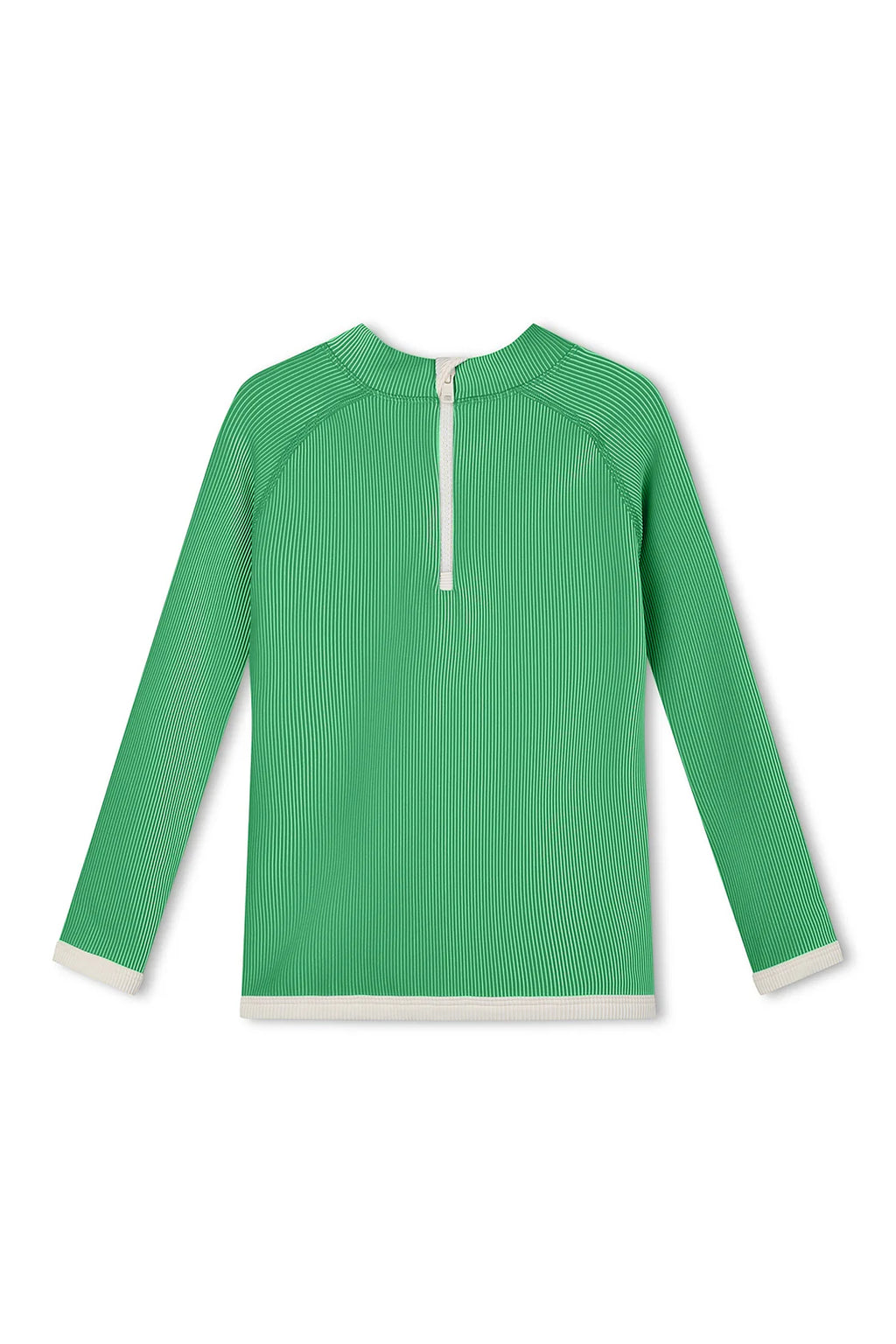 Mini Stripe Rashie Parrot Green