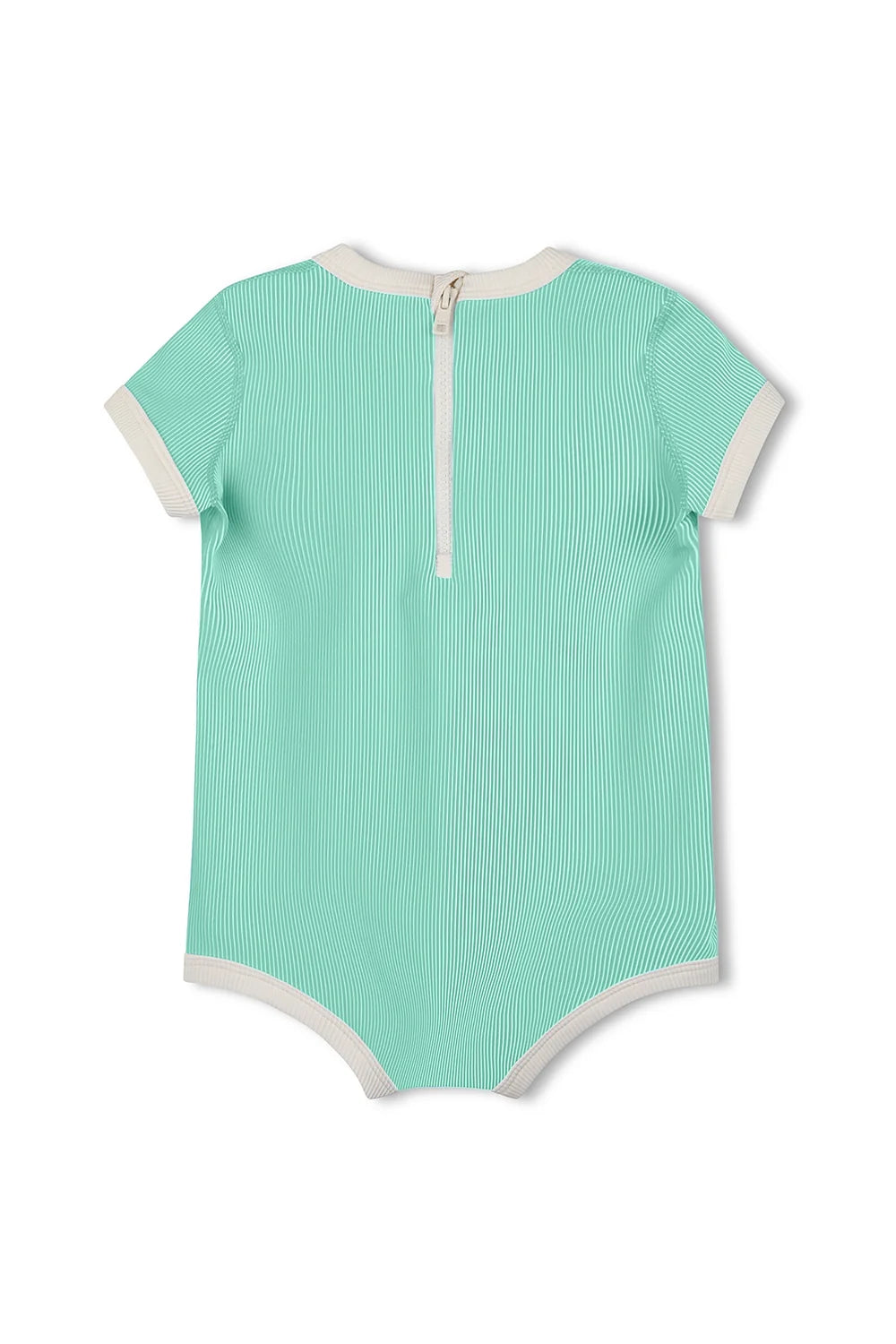 Mini Stripe Infant Onesie - Aqua