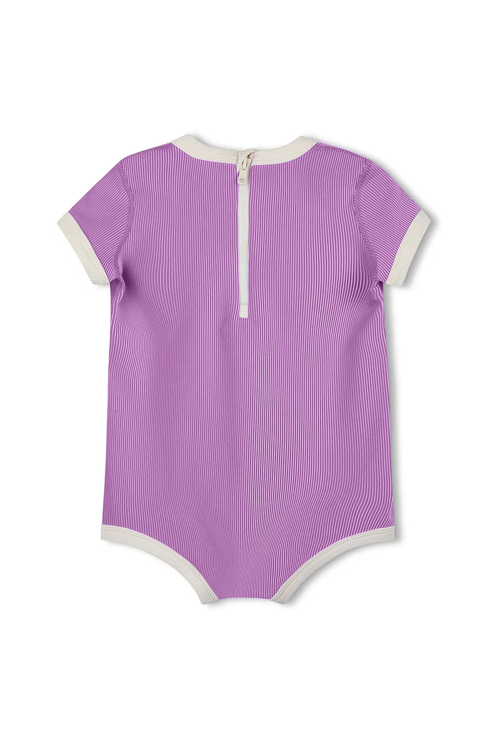 Mini Stripe Infant Onesie - Lilac