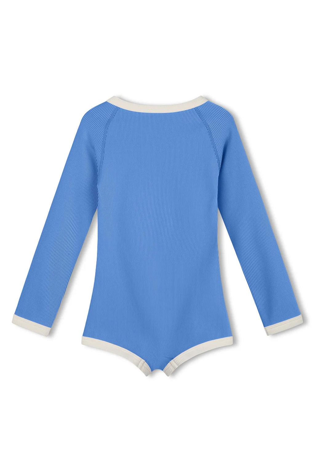 Mini Stripe Rashie Onesie Sky blue