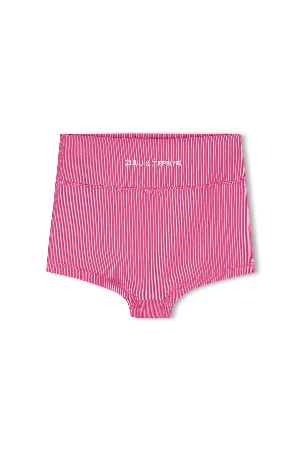 Mini Stripe Boy Short Shell Pink