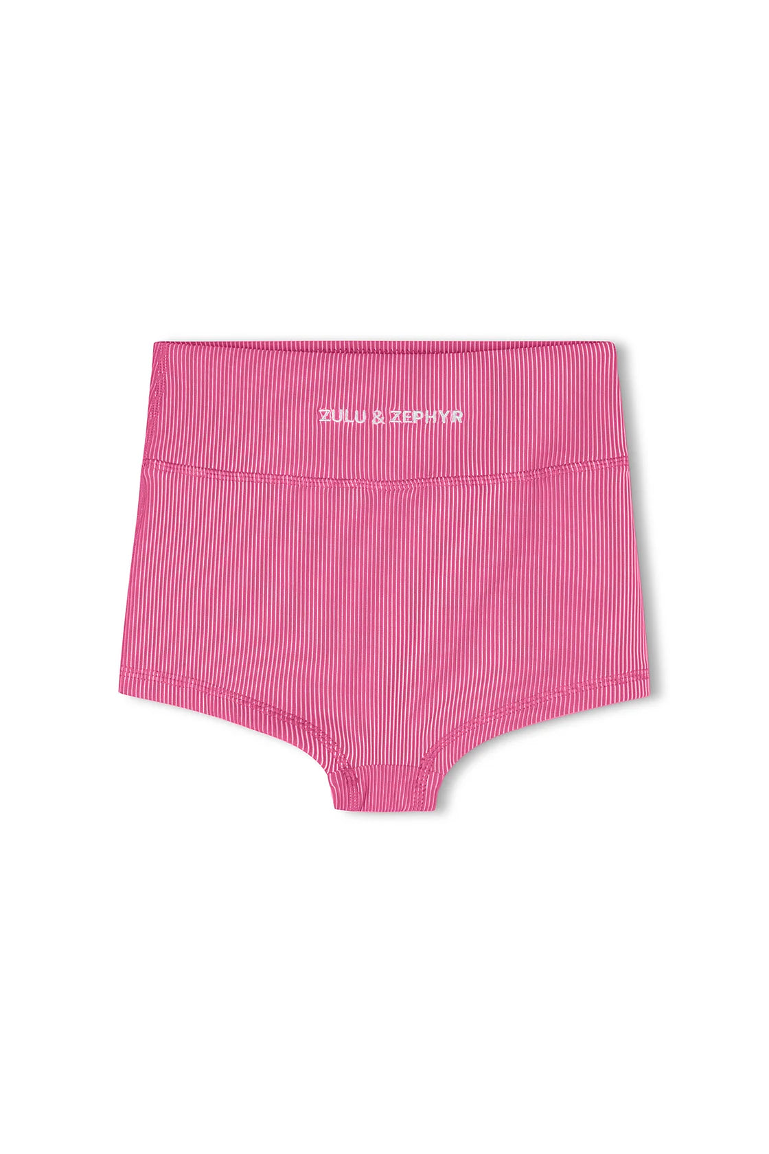 Mini Stripe Boy Short Shell Pink