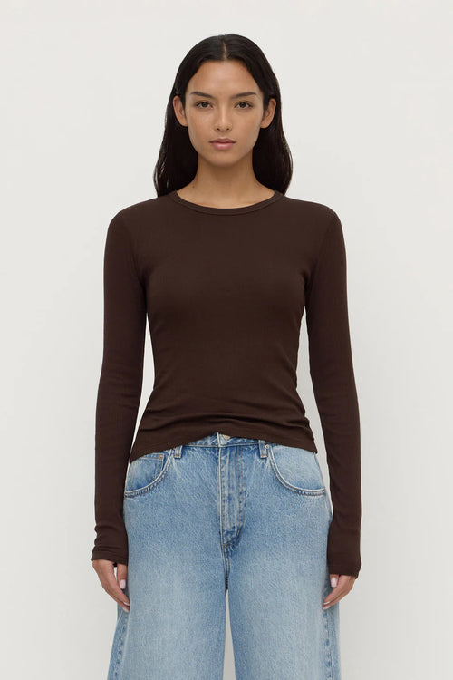 Zali LS Tee Ganache