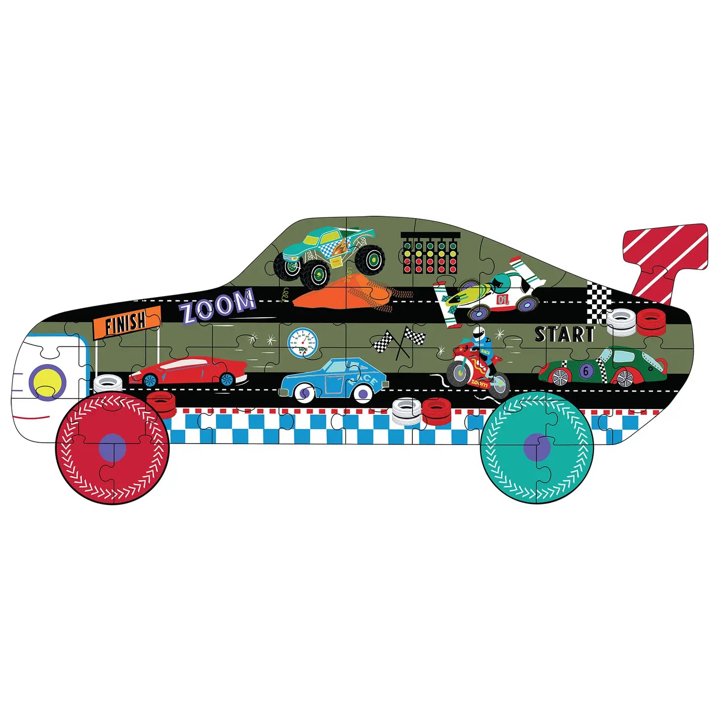 Race Car Jigsaw Puzzle