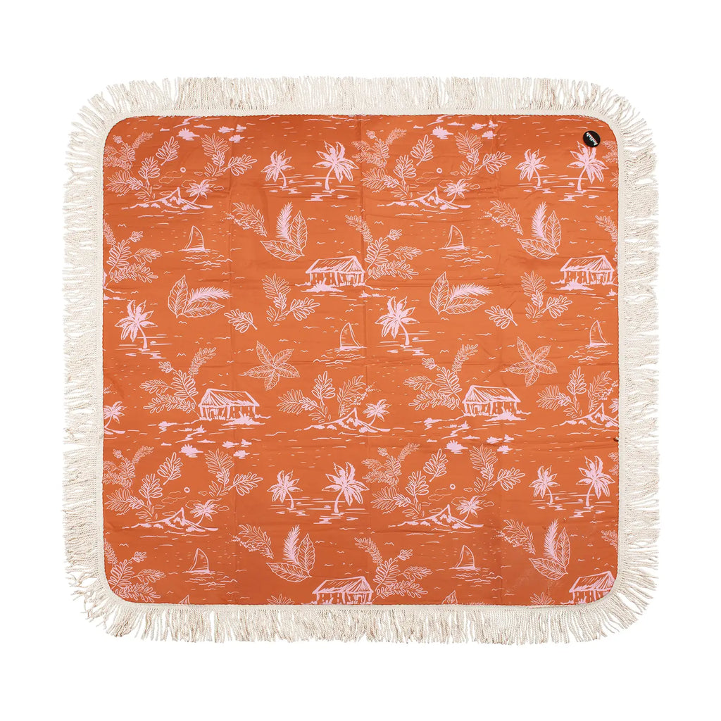 Fringed Picnic Rug Coastal Haven