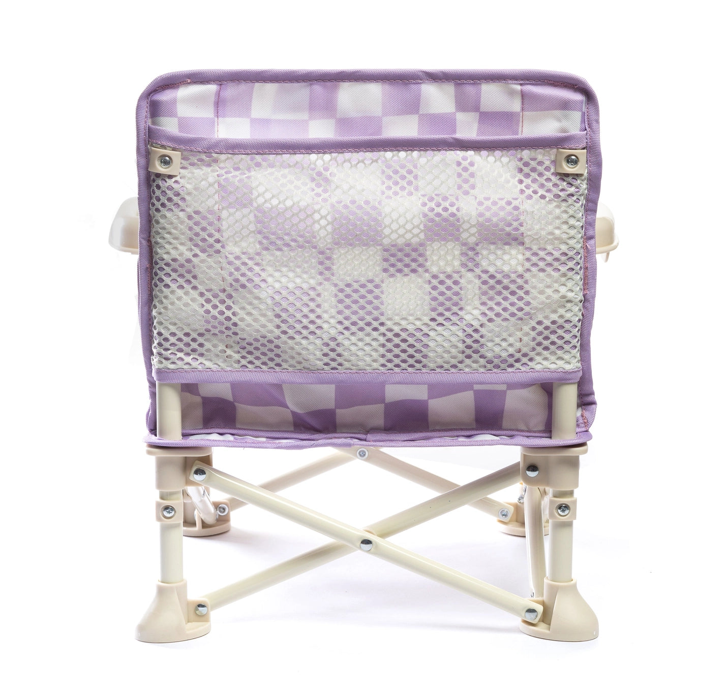 Ava Baby Chair Purple Check