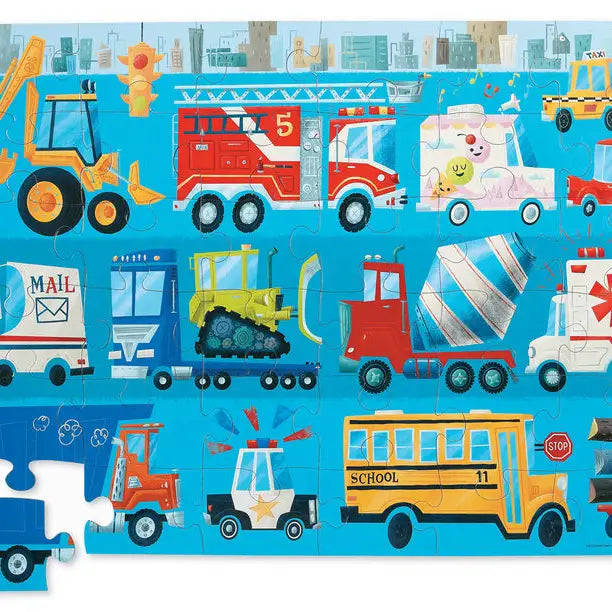Classic Vehicles Puzzle 36pc