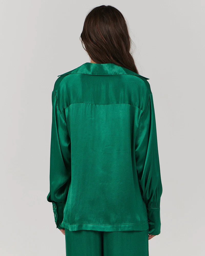 Bailee Shirt Emerald Green