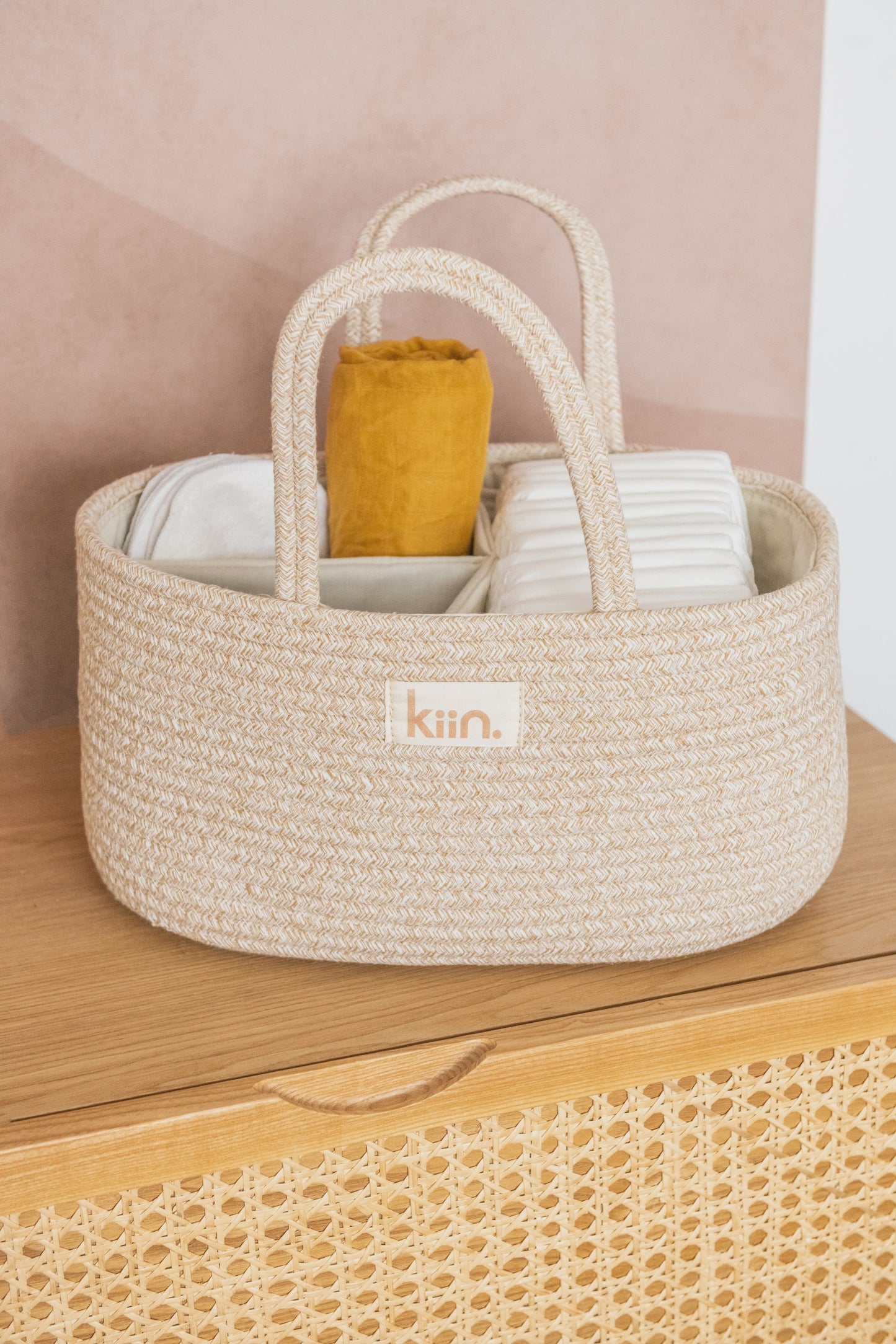 Cotton Rope Nappy Caddy