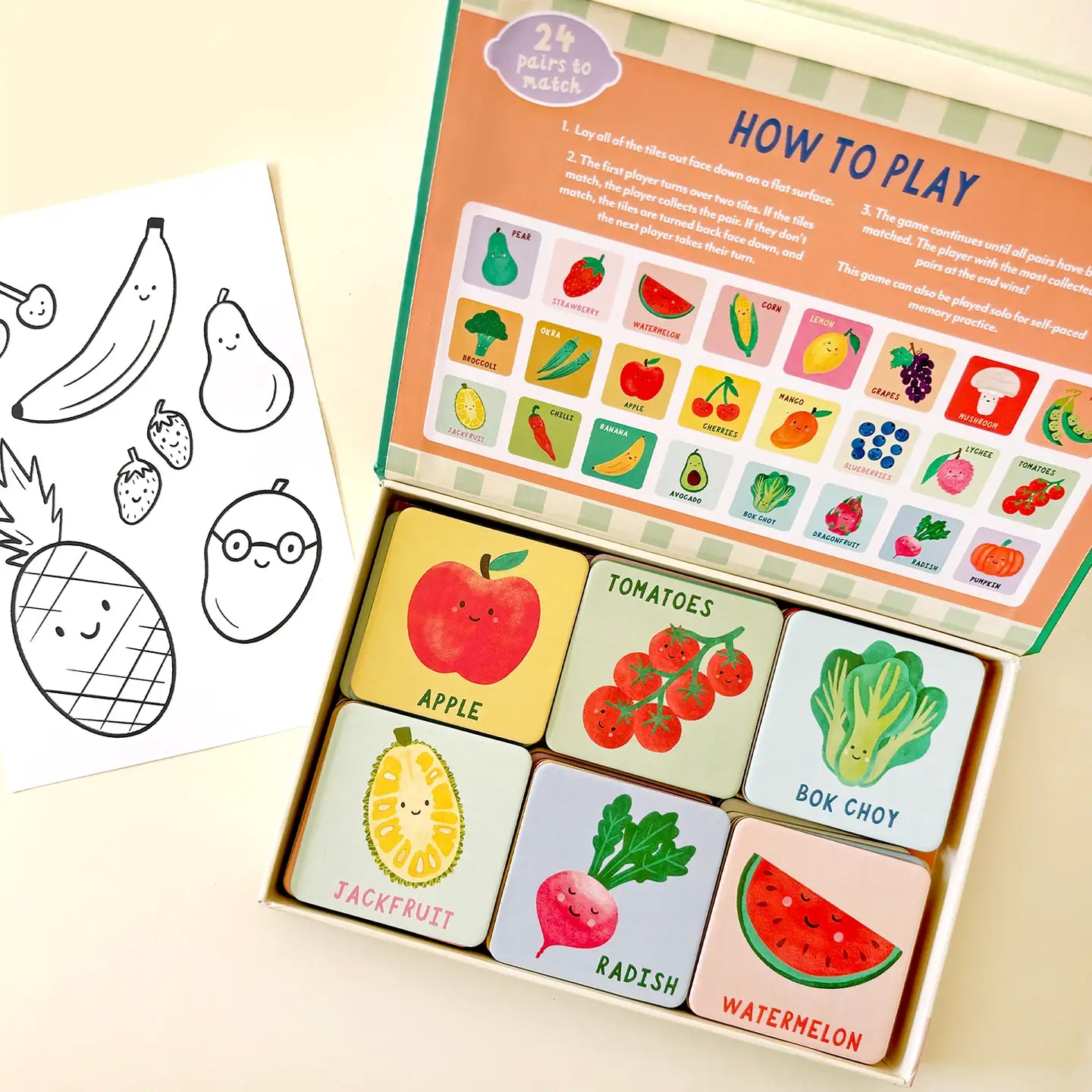 Fruit & Veg Memory Game