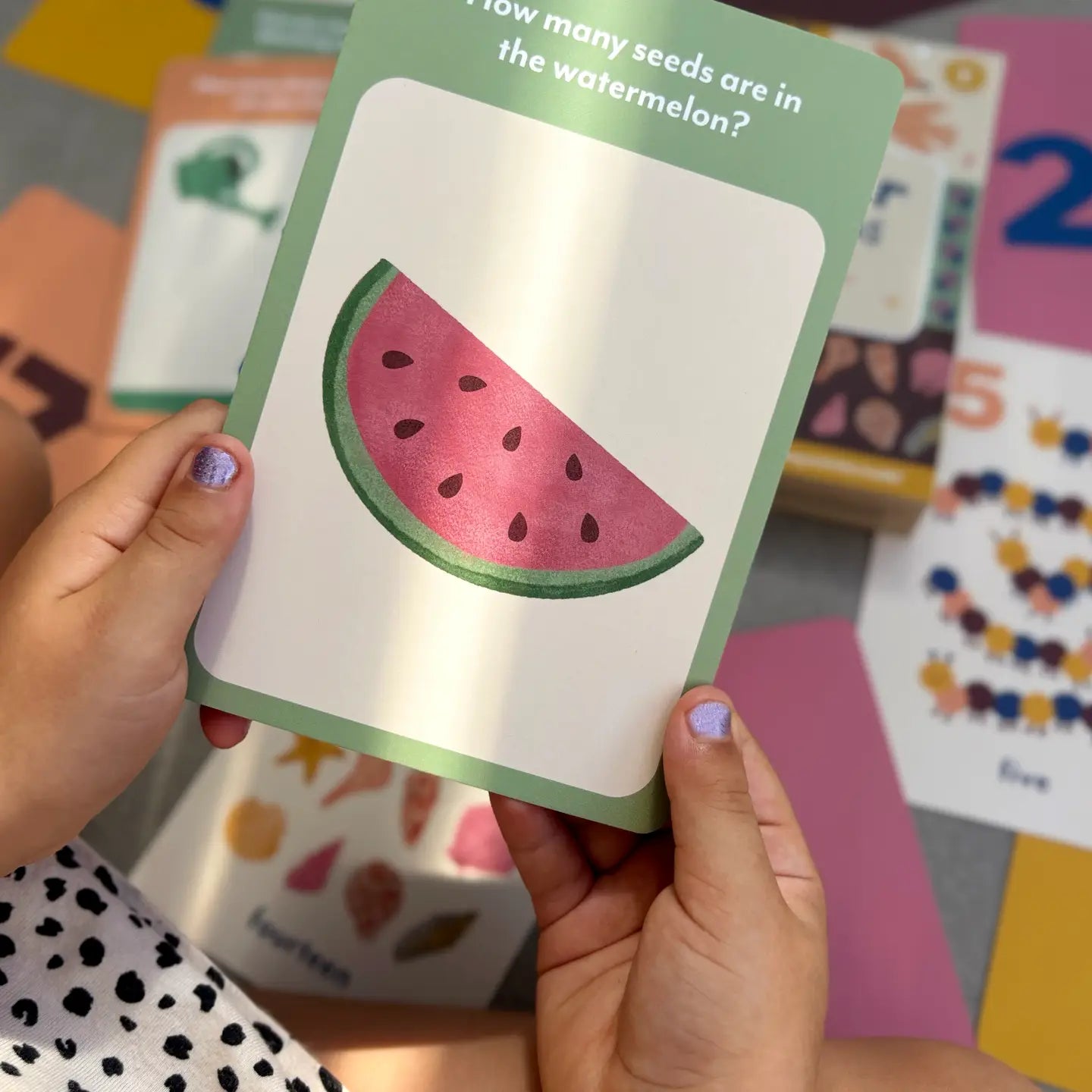 Illustrated Number Flash Cards