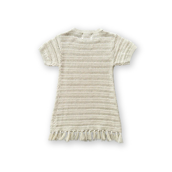 Knitted Tassel Dress Dune