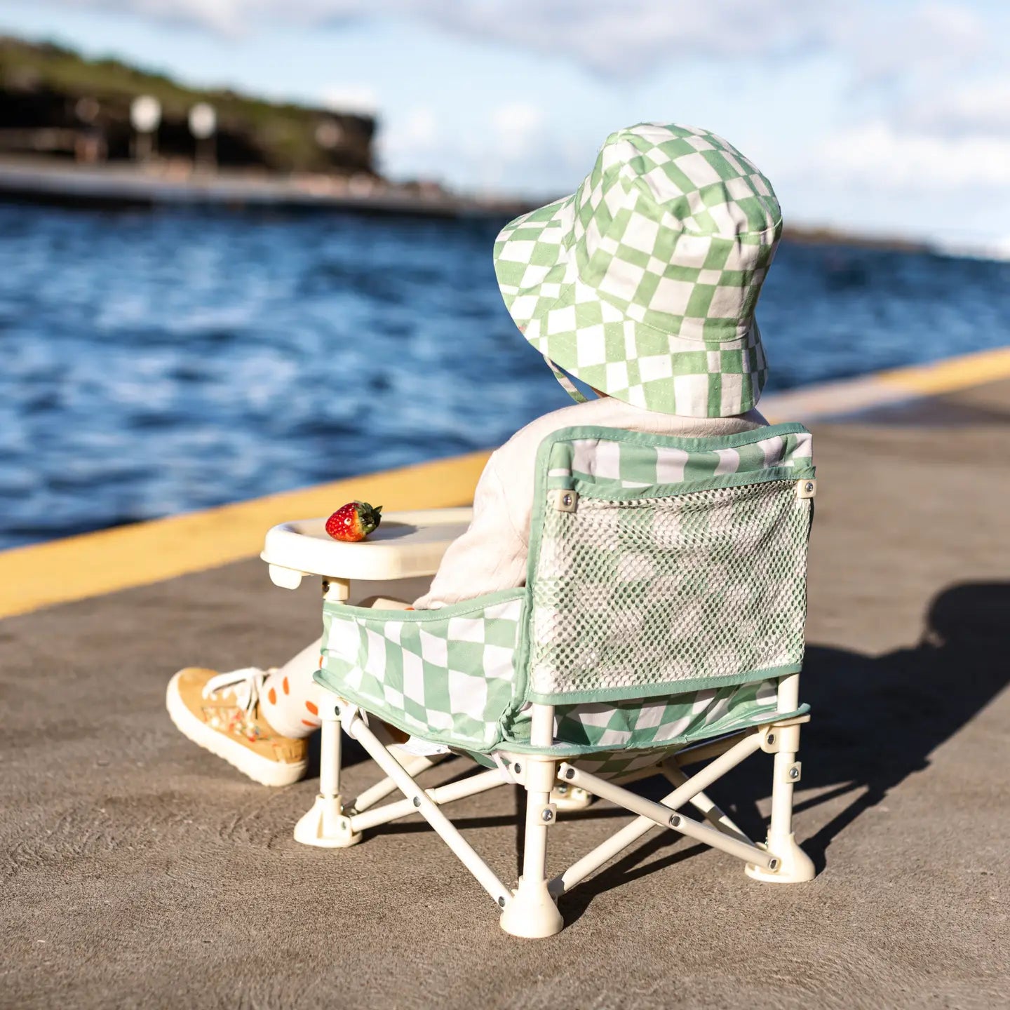 Parker Baby Chair Green Check