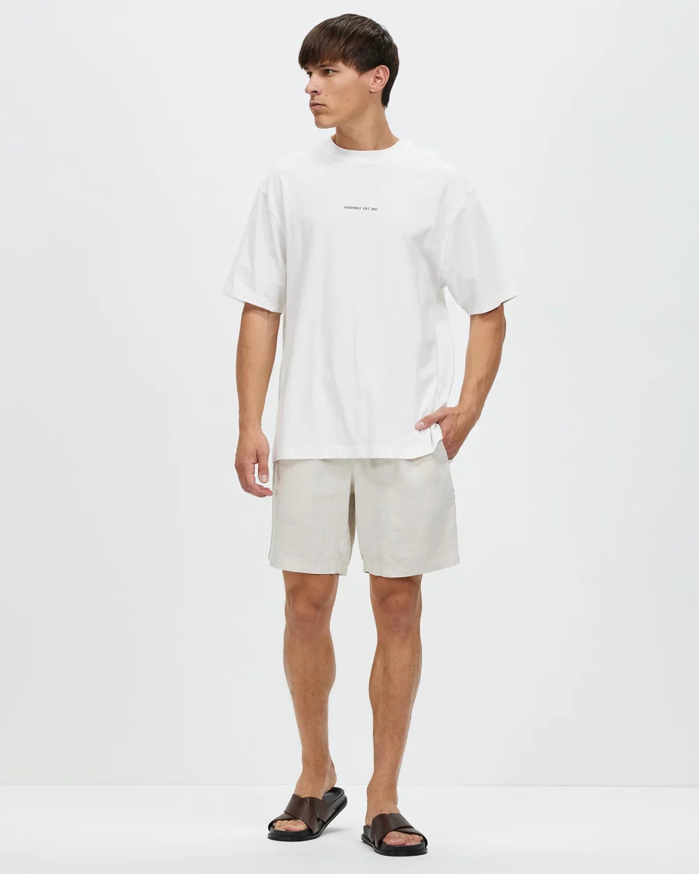 Mens Established Tee White