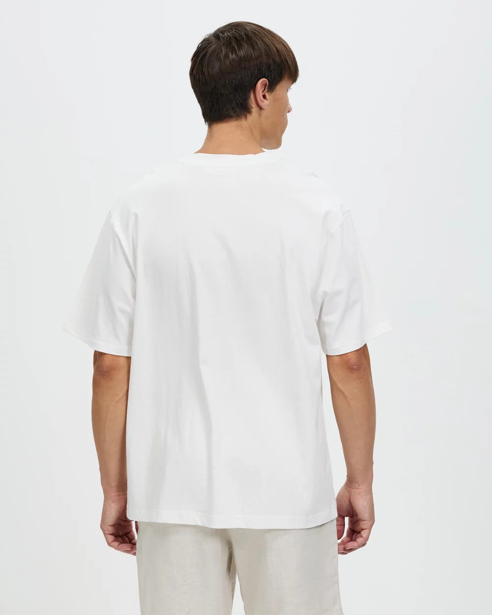 Mens Established Tee White