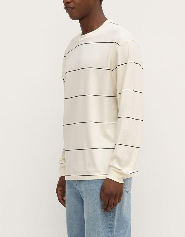 Mens Baxter Stripe LS Tee