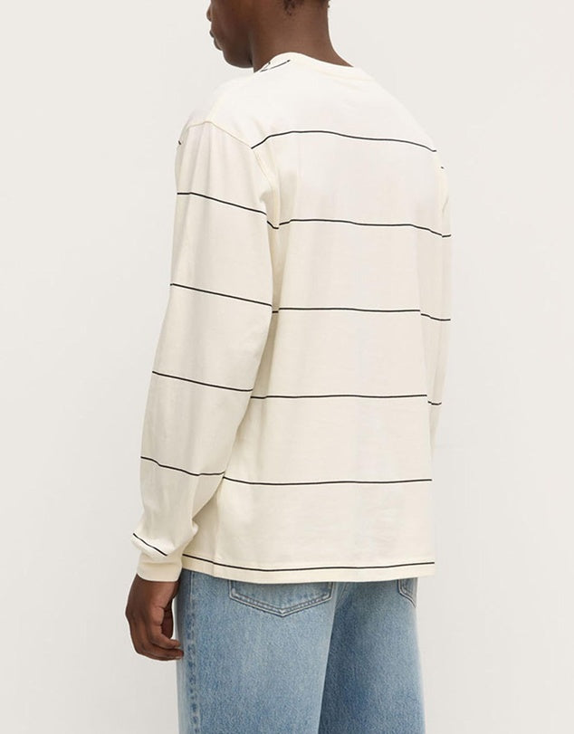 Mens Baxter Stripe LS Tee