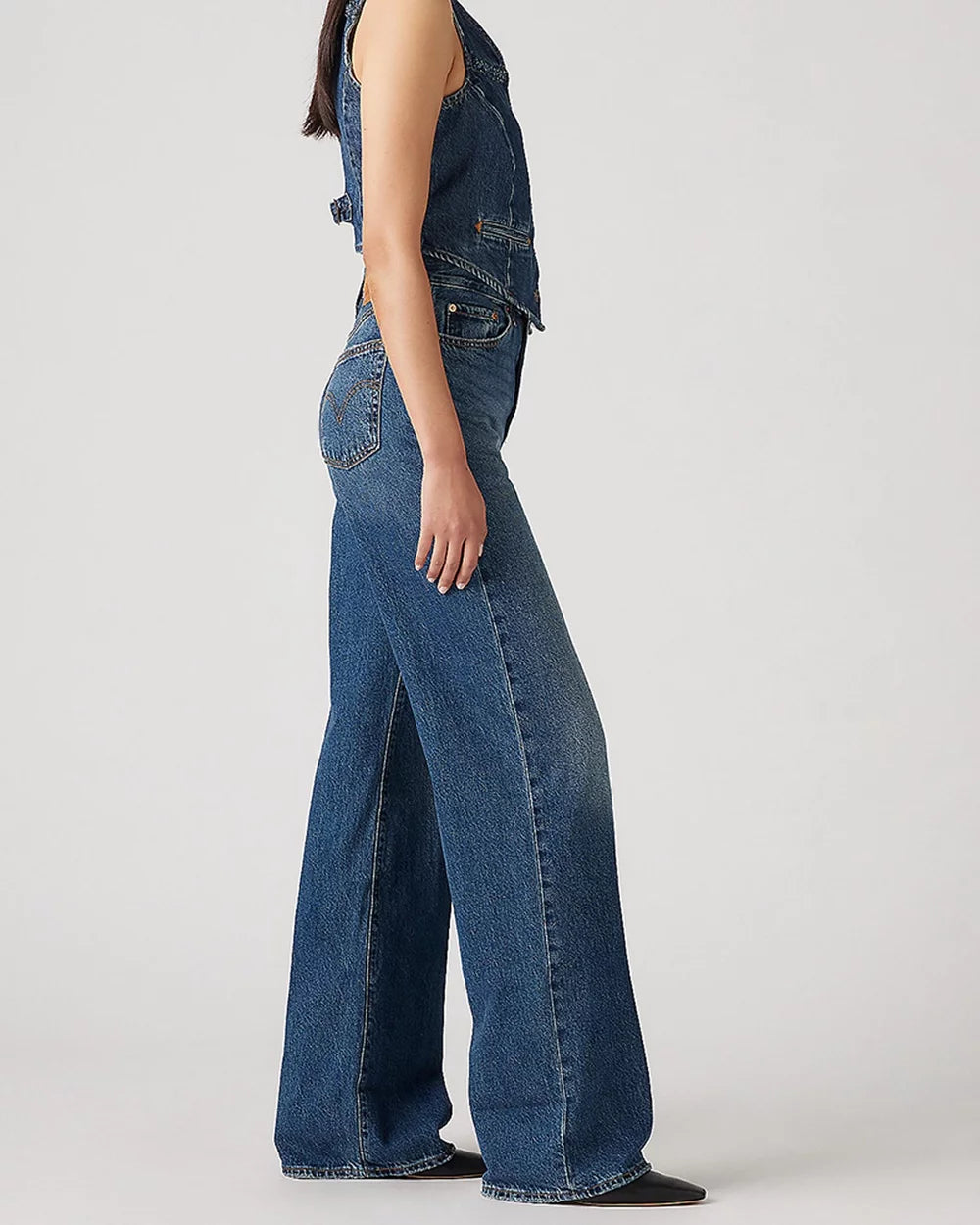 Ribcage Wide Leg Polar Perimiter