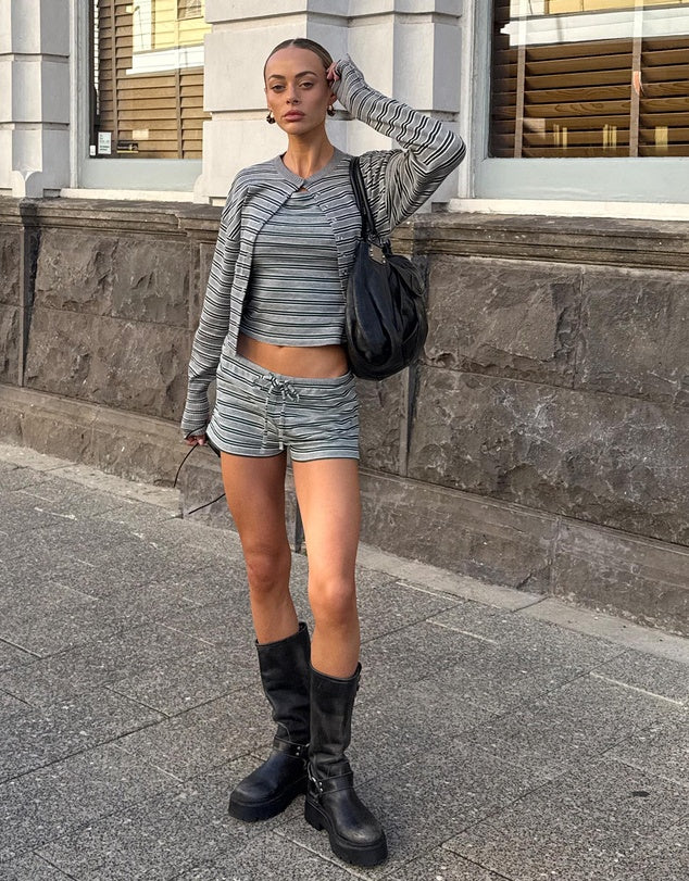 Head In The Clouds Cardigan Grey