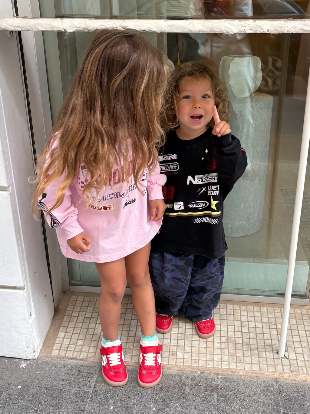 SŚAINT Kids Moto Tee Black