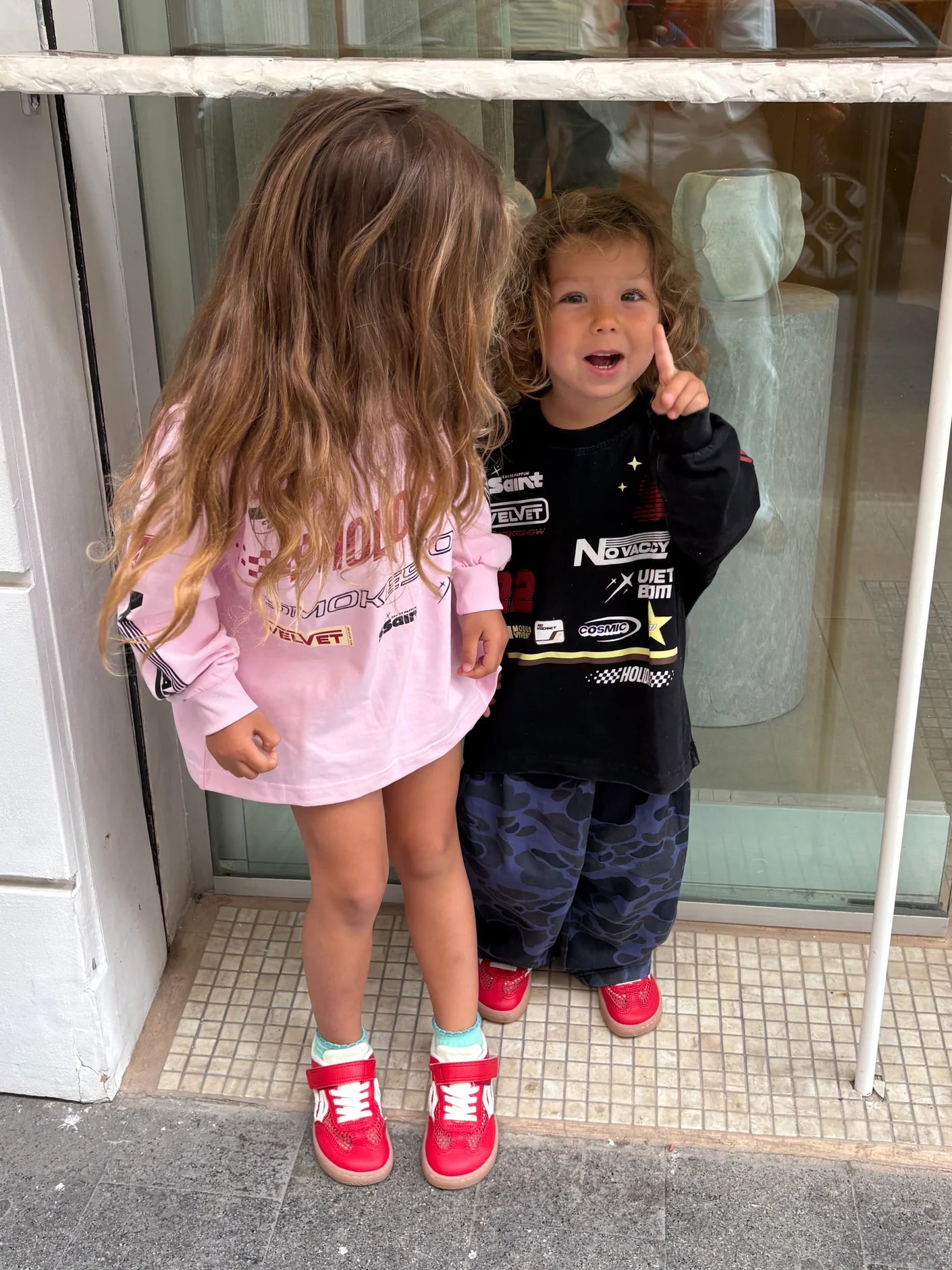SŚAINT Kids Moto Tee Black