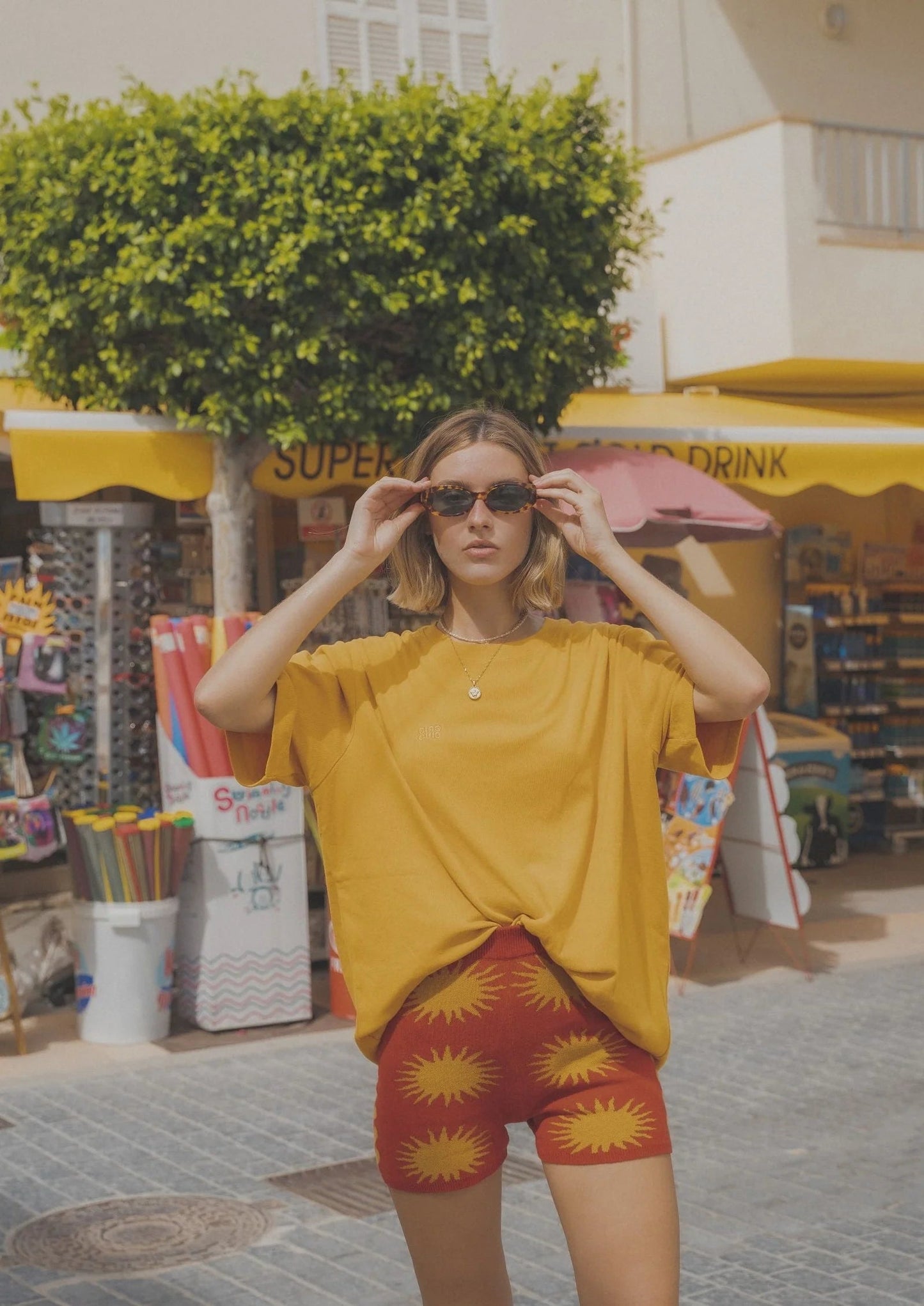 Low Key Logo Tee Yellow