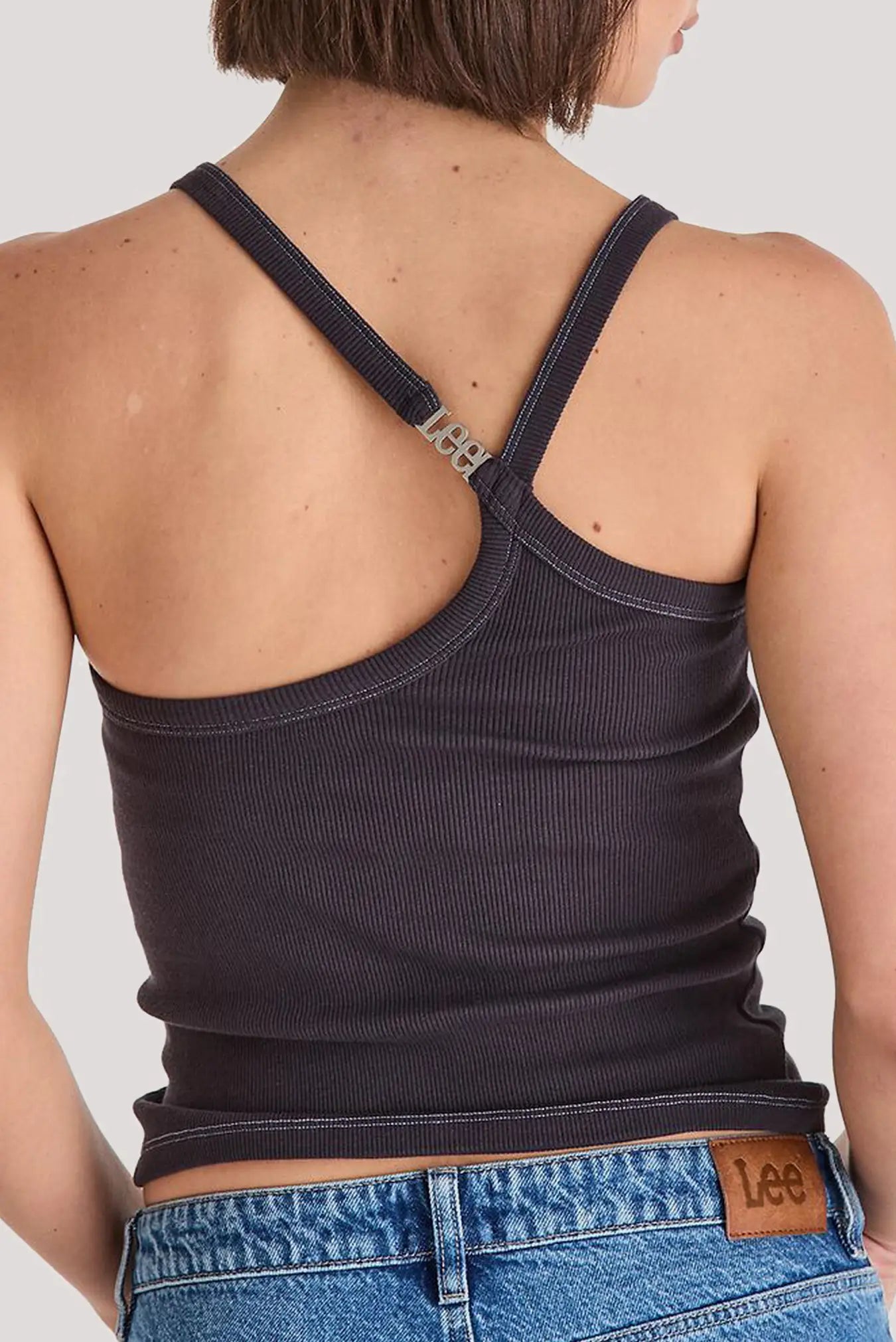 Lee Asymm Cami Charcoal