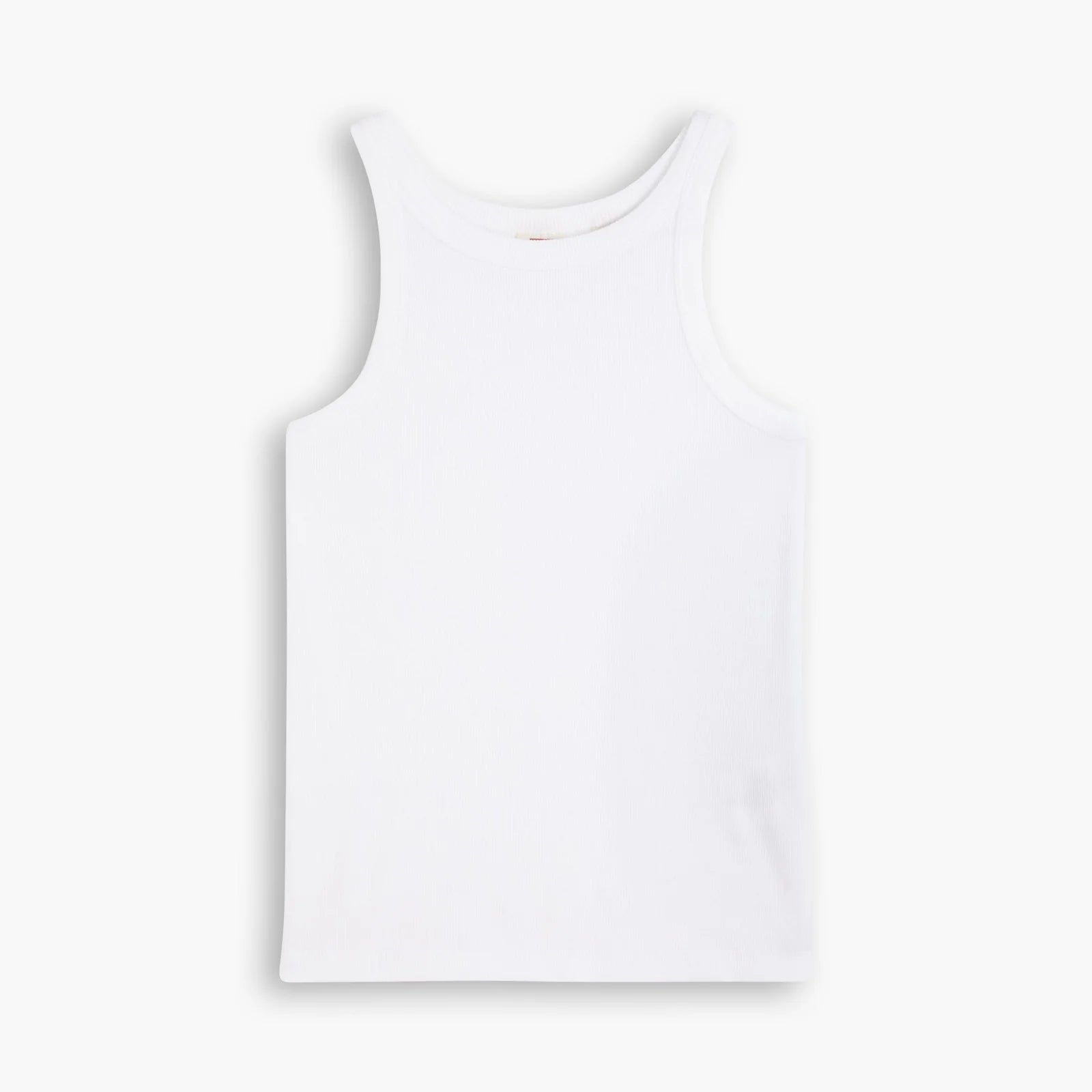 Essential Racer Tank White