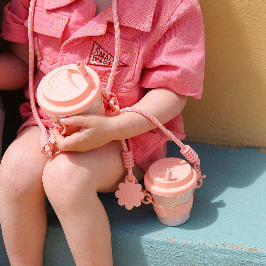Over Shoulder Lanyard Pink