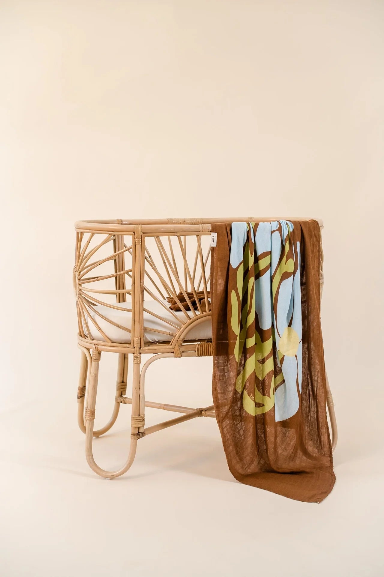 Organic Swaddle Fleur Umber