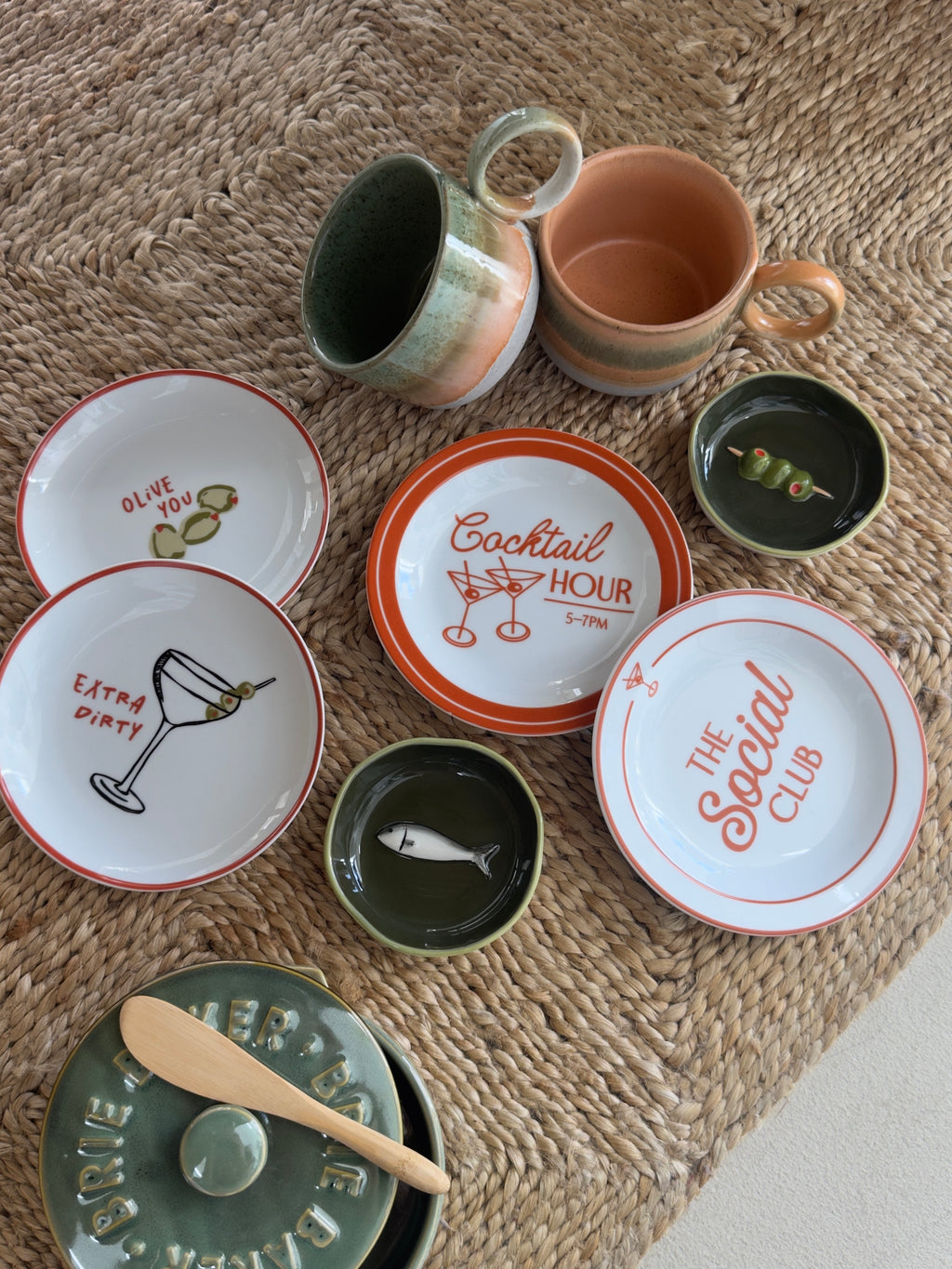 Social Club Ceramic Plate